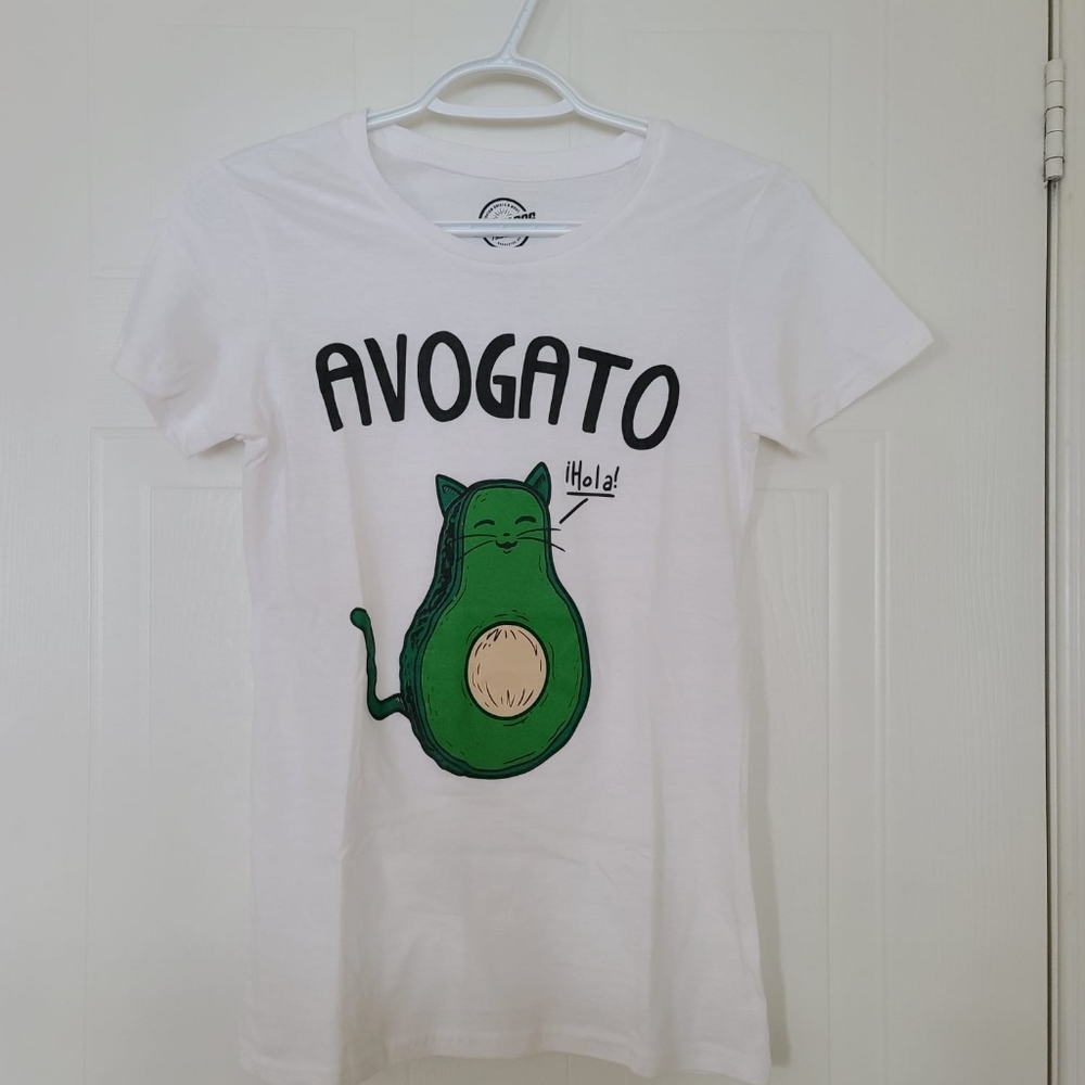 Crazy Dog T-shirts Women's Avagato Funny Novelty T-shirt White Small